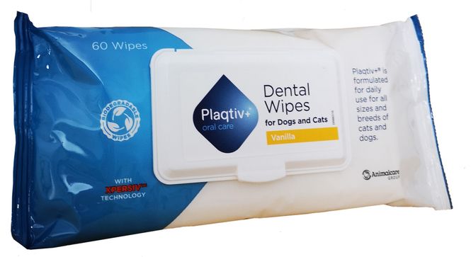 Hovedbilde Plaqtiv+ Dental Wipes 60stk